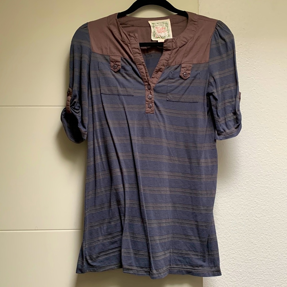 Flying tomato striped tunic
